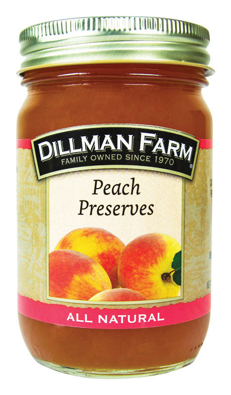 Dillman Farm All Natural Peach Preserves 16 oz. Jar