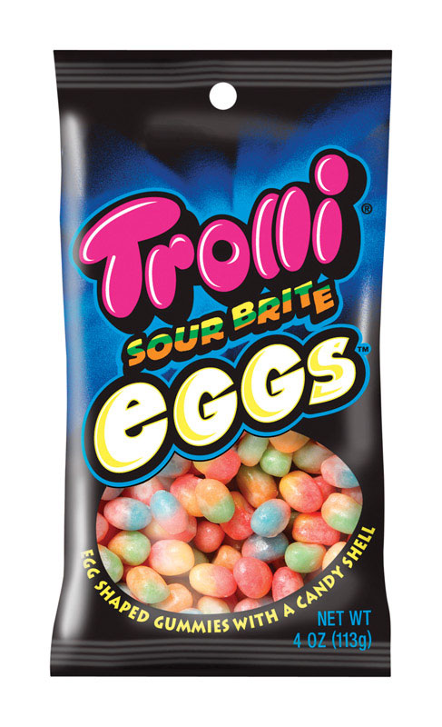 Trolli Sour Brite Eggs, Assorted 4.0 Ounce