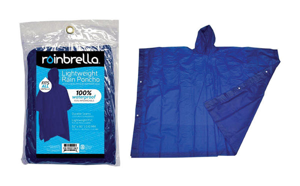 Rainbrella 48150 rain poncho, blue