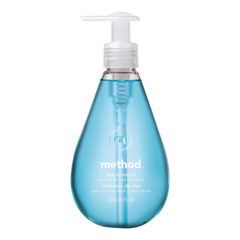 Method Naturally Derived Gel Hand Wash Pump, Sea Minerals, 12 Ounce