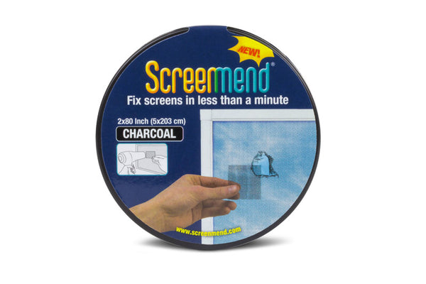 Fiberfix Screenmend Window Screen Repair Kit, 2'' x 80'' Roll, Charcoal 857101004662