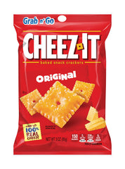Continental Concession CHEEZ-IT GRAB N GO ORIGINAL CRACKERS 3 oz Each ( 6 in a Pack ) 428582 (6-Pack)