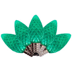 Holiday Bright Lights BU25LEDFC7-TGRA LED Christmas Light Bulbs Green