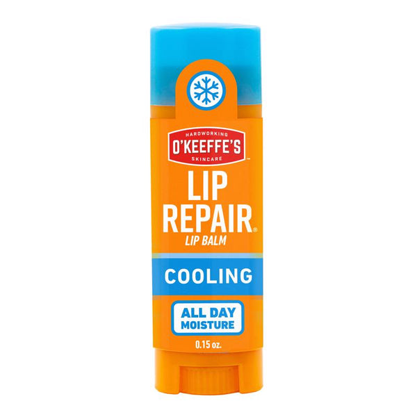 O'Keeffe's Cooling Relief Lip Repair Lip Balm for Dry, Cracked Lips, Stick,, (Pack of 1) K0710108