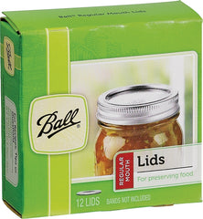 Ball 1440031050 canning jar lid, silver