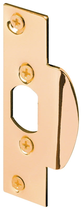 Prime-Line Products U 9422 Security Latch Strike, Brass Plated