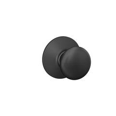 Schlage Plymouth Matte Black Passage Hall & Closet Door Knob - 1 Each F10VPLY622