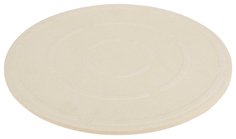 Pizza Stone, 15 in L, Cordierite, Beige