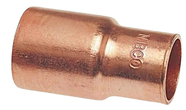 NIBCO Fig No 600-2, 1-1/4 in. x 3/4 in. Copper Fitting Reducer FTG x Cup, Solder 32084