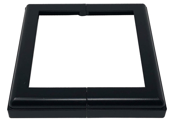 Nuvo Iron ADPBS6 Aluminum 6X6 Post Skirt Base, 1 Count (Pack of 1), Black