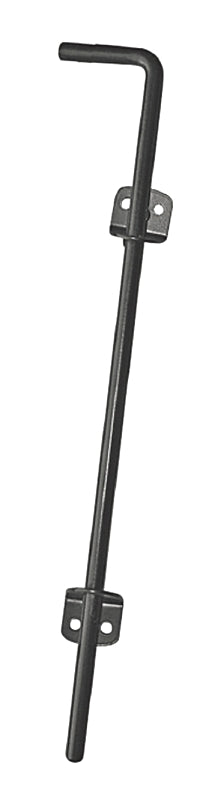 Nuvo Iron Bolt Cane Galv Steel Blk 18IN Cbw/B