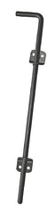 Nuvo Iron Bolt Cane Galv Steel Blk 18IN Cbw/B
