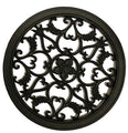 Nuvo Iron Decorative Insert for Fencing, Gates, Home, Garden - Round, 15" ACW55