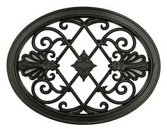 Nuvo Iron Decorative Insert for Fencing, Gates, Home, Garden - Oval, 17" ACW56