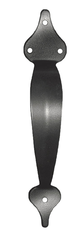 Nuvo Iron GHW10 10" Ornamental Gate Pull Handle, Black