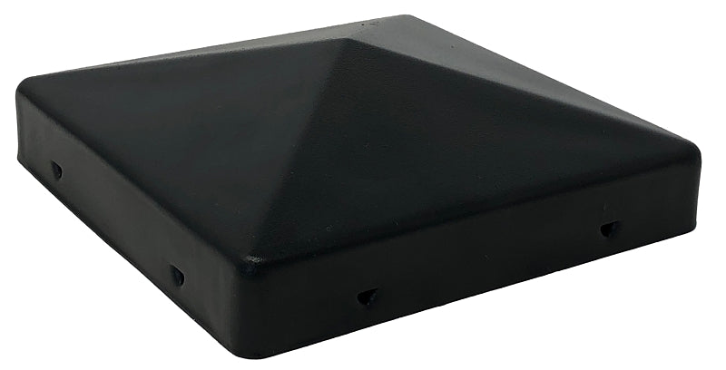 Cap Post Pyramid Blk 3.5X3.5IN US-PCP11BLK