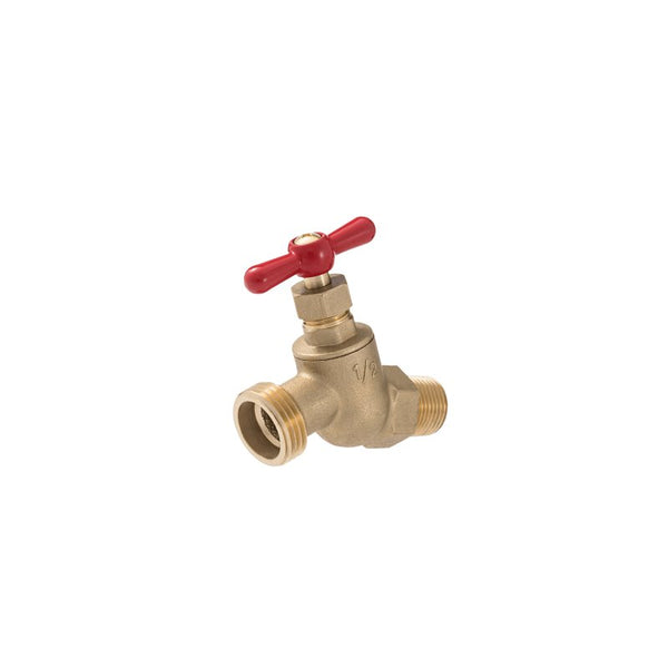 b&k Brass 1/2-in MIP x 3/4-in MHT No Kink Heavy-Duty Hose Bibb 102-313