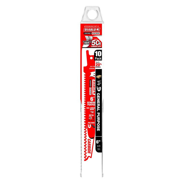 Freud 6 TCT GEN Purpose Blade 10PK DS0609CGP10