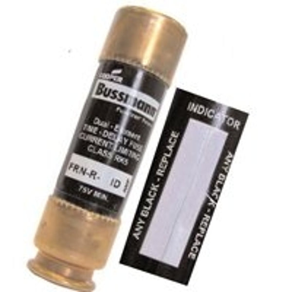 Cooper Bussmann BP/FRN-R-20ID 250-volt Current Limiting Class RK5 Fuse with Fusetron Dual Element and Time Delay, 2 Pack