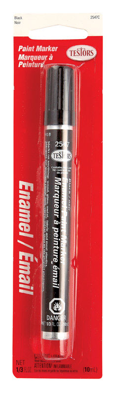 TESTOR GLS 2547C 1/3OZ Black Gloss Marker