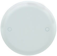Thomas & Betts Carlon CPC4WH Ceiling Fan Box Cover, Round, Blank, 4-Inch Diameter, White