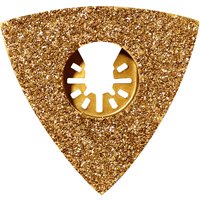 Rockwell RW8923 Sonicrafter Oscillating Multitool Triangular Carbide Grit Rasp Blade with Universal Fit System
