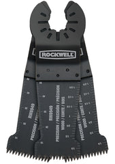 Rockwell RW8967.3 Sonicrafter Oscillating Multitool Extended Life Bimetal Wood & Nail End Cut Blade (3-Pack), 1-3/8"