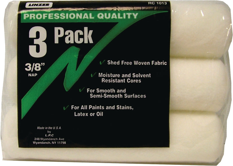 Linzer RC 1013 Pro Edge Roller Covers, 9' x 3/8"
