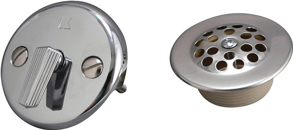 Plumb Pak PP826-65 Trip Lever Style Trim Kit, for Use with 1-3/8 Or 1-1/2 in Bath Drains, Polished Chrome, 6 Piece