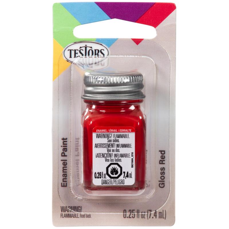 Testors Enamel Hobby Paint 1/4 Oz Red6