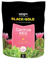 Sungro Horticulture Succulent Cactus Potting Mix - Fast Draining, Black Gold - 8 Qt - Earthworm Castings, Pumice, Perlite 1410602 8 Qt P