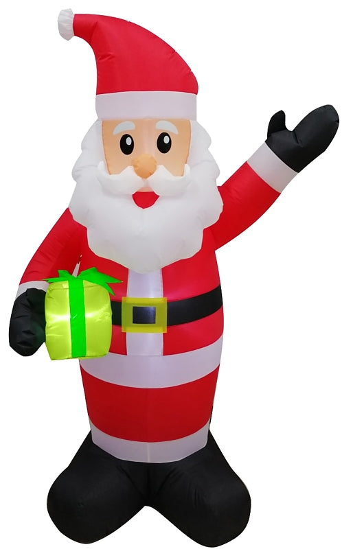 Santas Forest Christmas Santa, 6 Ft H 90339