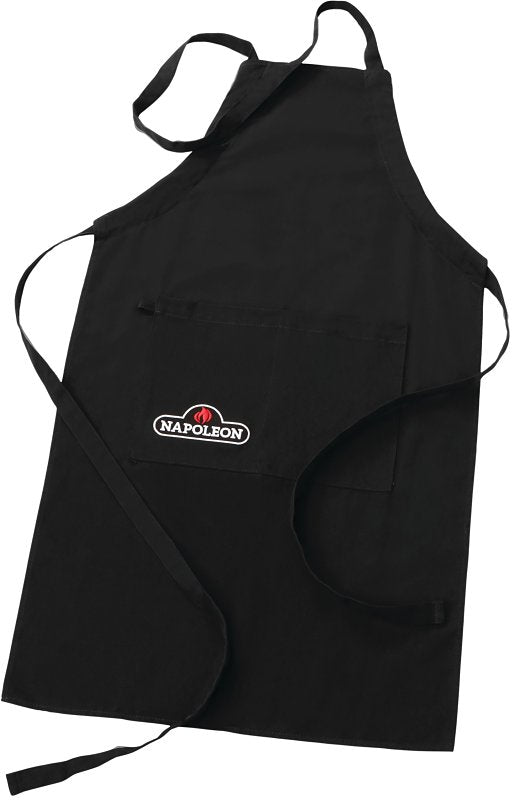 Napoleon Grilling Apron - Black, 100% Cotton, Deep Pocket, Lint Free