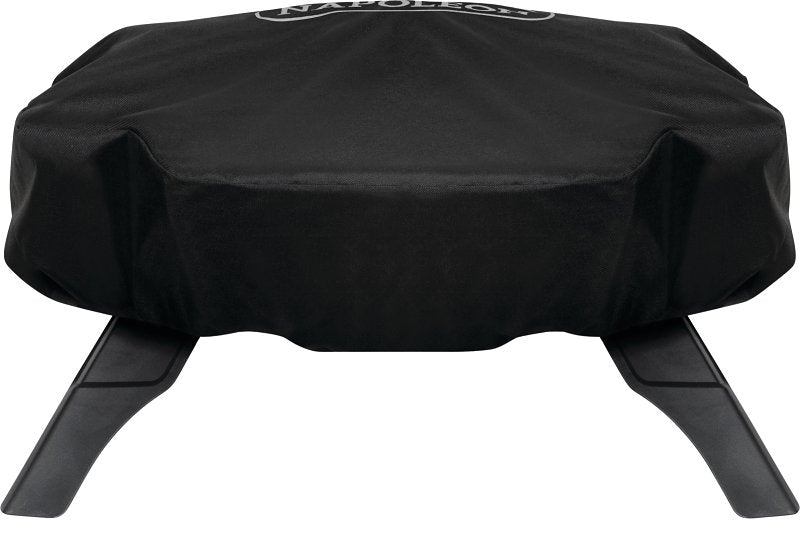 Napoleon Grill Cover for Portable Grills - Fits TravelQ and TravelQ PRO285, Black, Water Resistant, UV Protected, Air Vents, Hanging Loops, Adjustable Buckled Straps, 30 in.