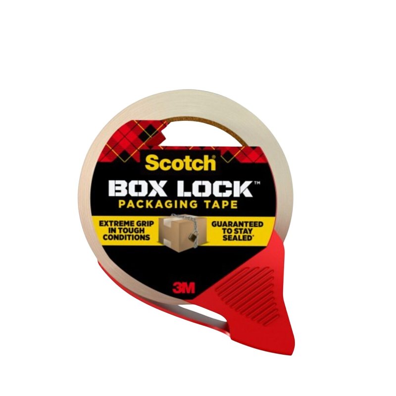 Scotch® Packaging Tape 3950-RD-12WC, 1.88 in x 54.6 yd (48 mm x 50 m)
