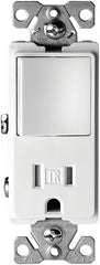 Eaton Cooper Wiring TR7730W Switch/Outlet Combo, White