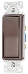EATON 7501RB-K-L Wiring Decorator Switch, 120/277 Vac, 15 A, 1 Pole, 5.833 In L X 3.85 In W X 1.83 In D