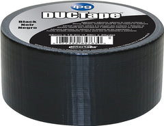 IPG 6720BLK All-Purpose Duct Tape, 20 yd L, 1.88 in W, Polyethylene-Coated Cloth Backing, Black