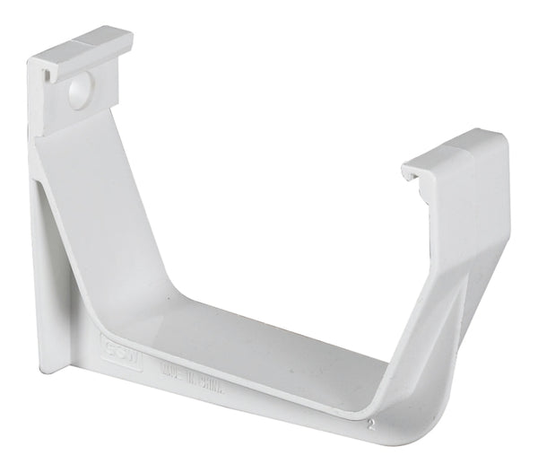 Amerimax Exterior Gutter Hook, Contemporary Vinyl, White, 5-In. T0519