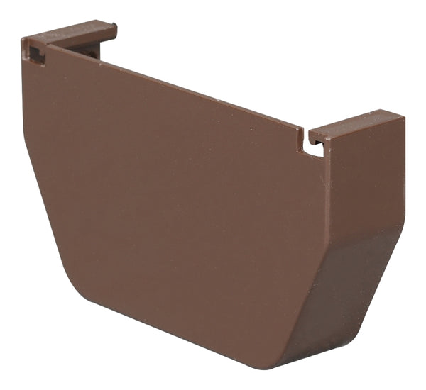 Amerimax Home Products Gutter END Cap BRWN T1511