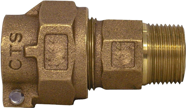 Legend Valve & Fitting Standard Plumbing Supply 313-205NL LEGEND VALVE AND FITTING T-4300 No Lead Copper Tube Size Pack Joint with Male Iron Pipe Water Service Coupling Socket, 1"