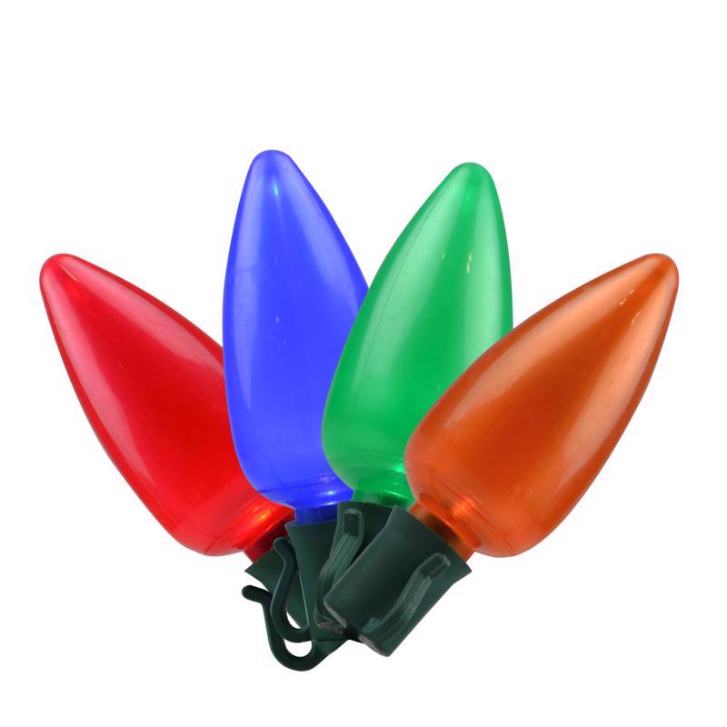 ACE TRADING - SIENNA 2 Celebrations C9 Replacement Bulbs Ceramic 7 W Multi-Colored10