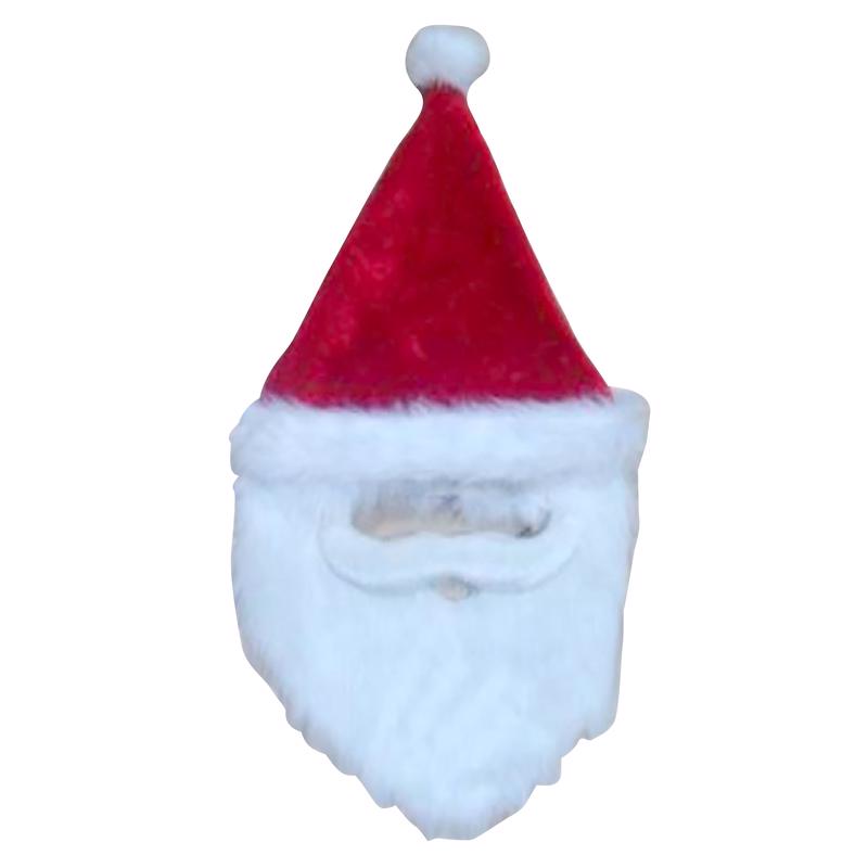 Dyno 9749920 Bearded Santa Hat Red Polyester Case - Pack of 6