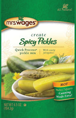 Mrs. Wages Spicy Pickling Mix, Hot 6.5oz W655-J7425