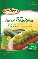 Precision Foods Mrs. Wages Quick Process Sweet Pickle Relish Mix, 3.88 Ounce W660-J4425