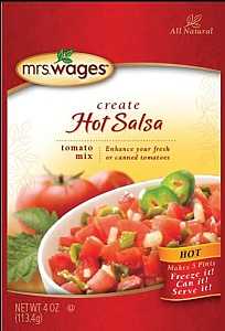 Kent Precision Foods Group W573-J7425 4 oz. Hot Salsa Mix