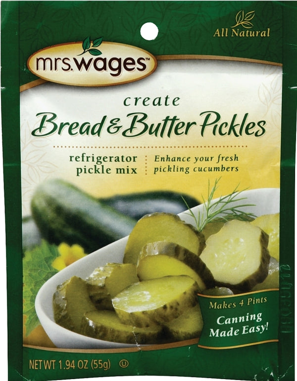Mrs. Wages Pickle Mix Refrg Bread & Butter W625-DG425