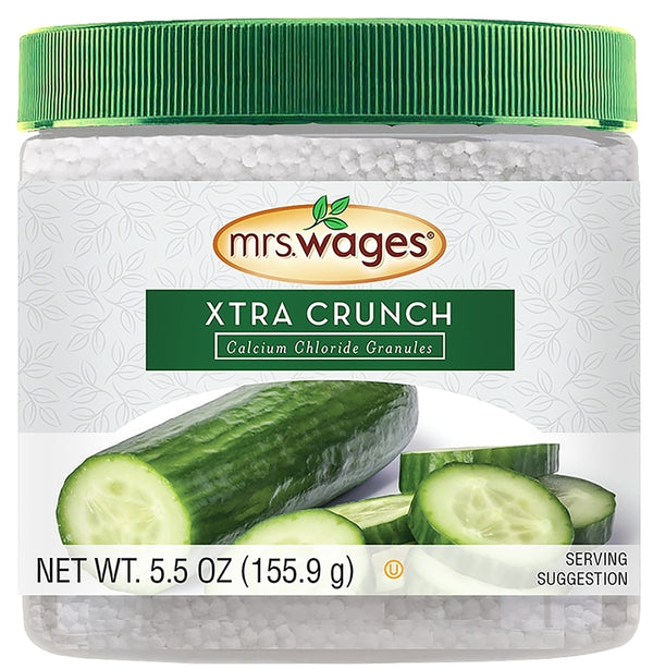 Mrs. Wages Pickle Mix, Xtra Crunch, Easy-To-Use, Fast Results, Great Taste & Crispness, Ensures Crunchiness, 5.5 oz Jar (Pack of 1) W666-D9425