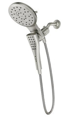 Moen Verso Rain Showerhead and Handshower Combination with Infiniti Dial and Magnetix Docking, 60" Hose, Spot Resist Brushed Nickel, 220C2EPSRN