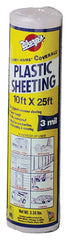 WARP BROTHERS Warp's SP-3CH10-C Poly Film, 25 ft L, 10 ft W, Clear